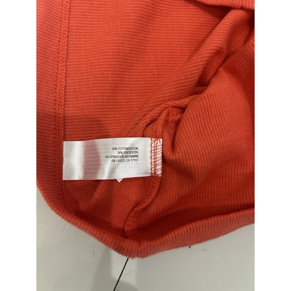 VTG Old Navy Y2K Ribbed Knit Long Fitted Tank Size M 2010 's Preppy Stretch Bias - Picture 7 of 11